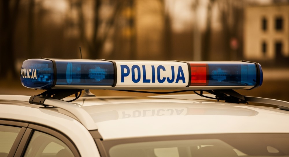 Policjanci uratowali sytuację: wymiana koła w drodze!