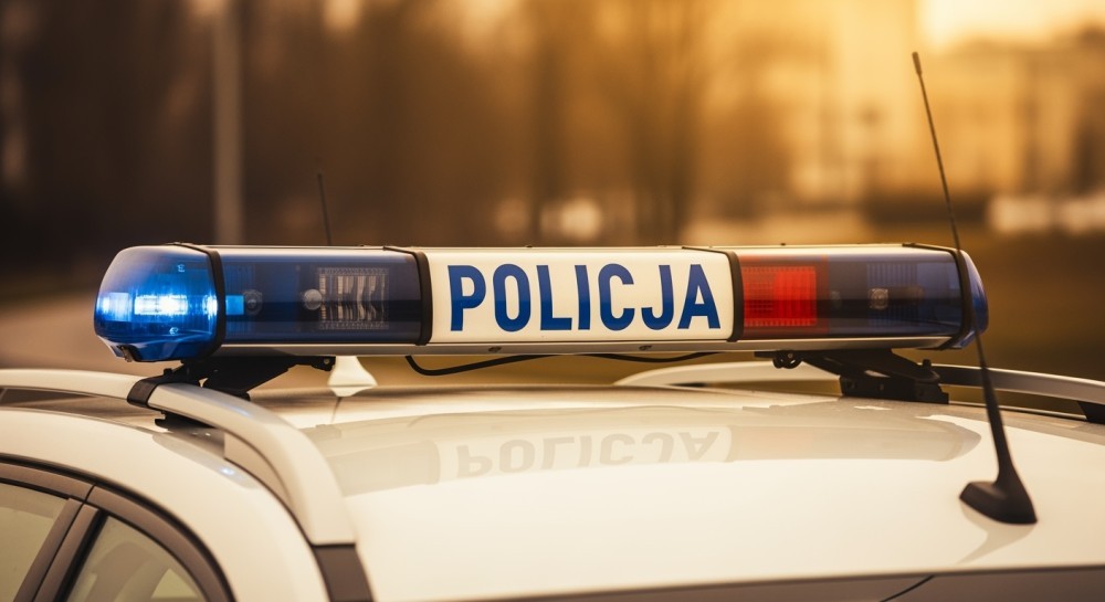 Policja ratuje psa przywiązanego do drzewa w mroźną noc