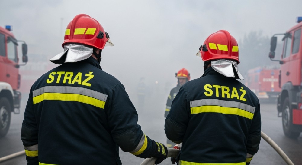 Mężczyzna zatrzymany za celowe podpalenie wózka przed ośrodkiem pomocy społecznej