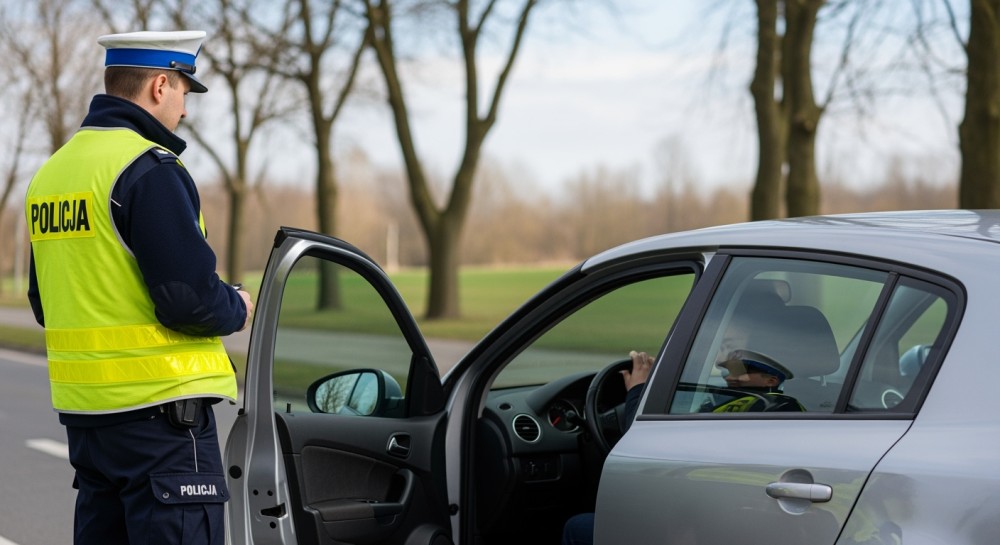 Młody kierowca w ogniu krytyki po niebezpiecznym manewrze na skrzyżowaniu